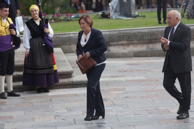 Ambiente el el hotel de la Reconquista en la maana de los premios "Prncipe de Asturias" 2014