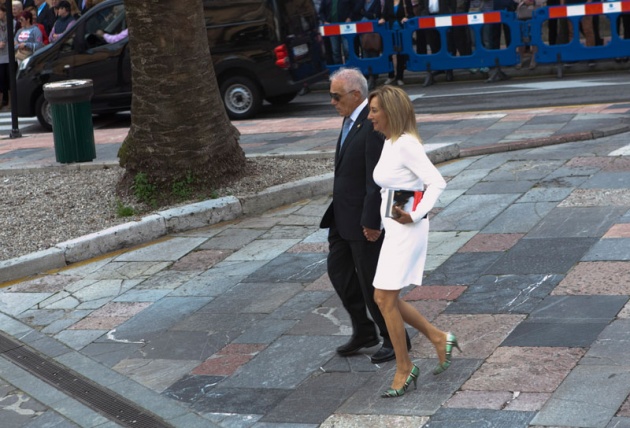 Ambiente el el hotel de la Reconquista en la maana de los premios "Prncipe de Asturias" 2014