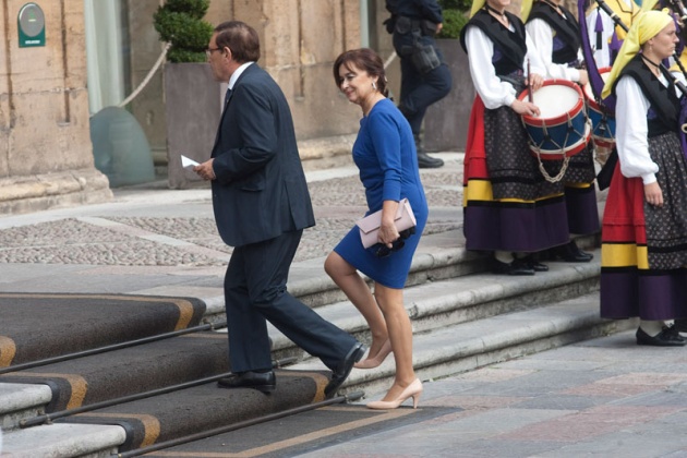 Ambiente el el hotel de la Reconquista en la maana de los premios "Prncipe de Asturias" 2014