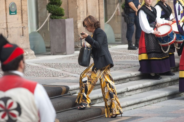 Ambiente el el hotel de la Reconquista en la maana de los premios "Prncipe de Asturias" 2014