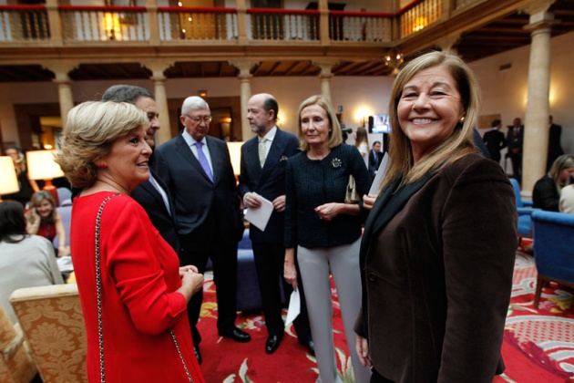 Ambiente el el hotel de la Reconquista en la maana de los premios "Prncipe de Asturias" 2014