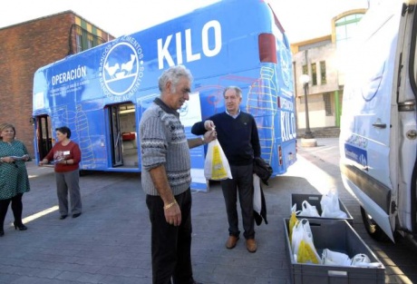 El banco de la solidaridad Kilos de solidaridad escolar en Mieres