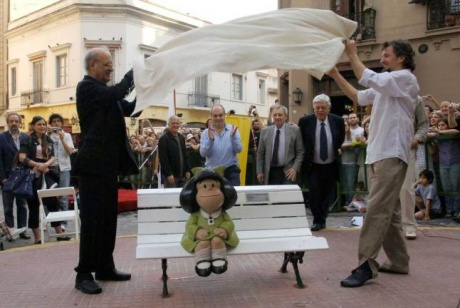 La escultura de Mafalda para Oviedo llegar el 20 de octubre