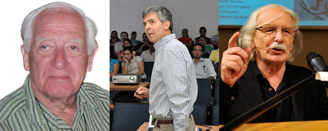 Joseph Altman, Arturo Álvarez-Buylla y Giacomo Rizzolatti